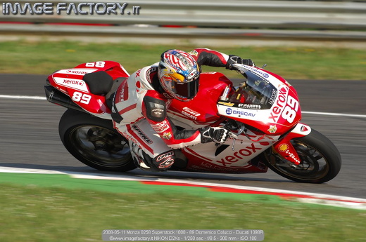2008-05-11 Monza 0258 Superstock 1000 - 89 Domenico Colucci - Ducati 1098R